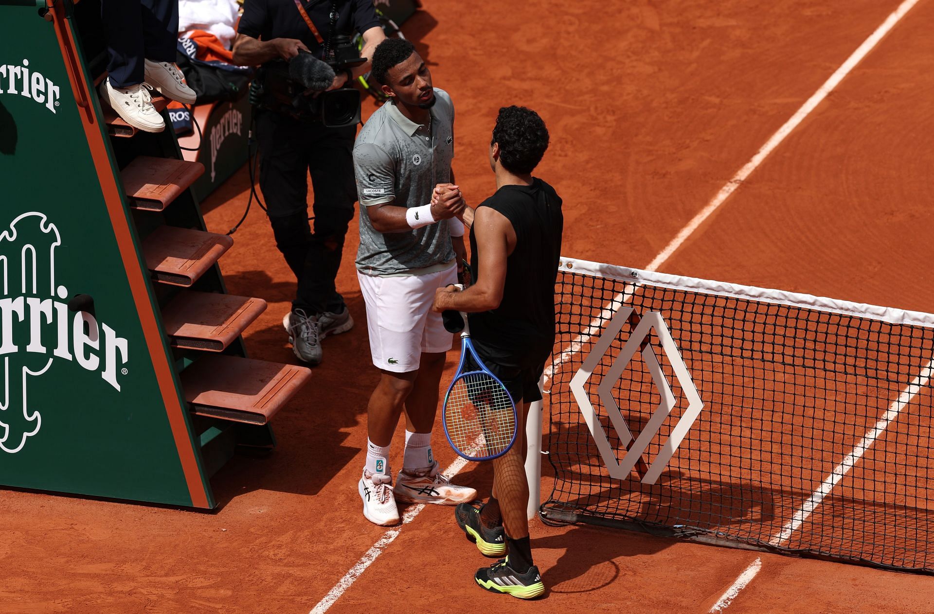 Arthur Fils and Jaume Munar at the French Open 2025. (Photo: Getty)